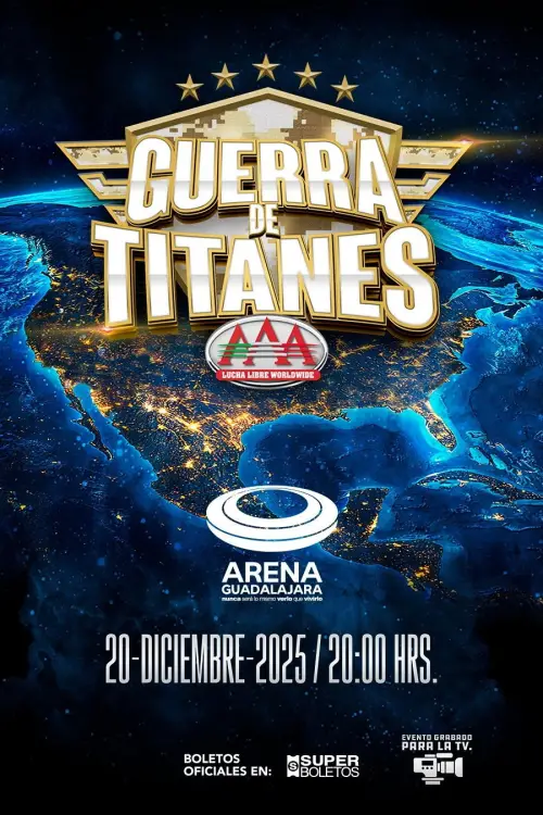 Movie poster "AAA Guerra de Titanes"