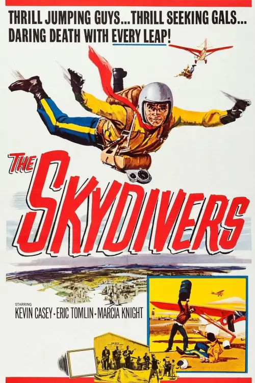 Movie poster "The Skydivers"