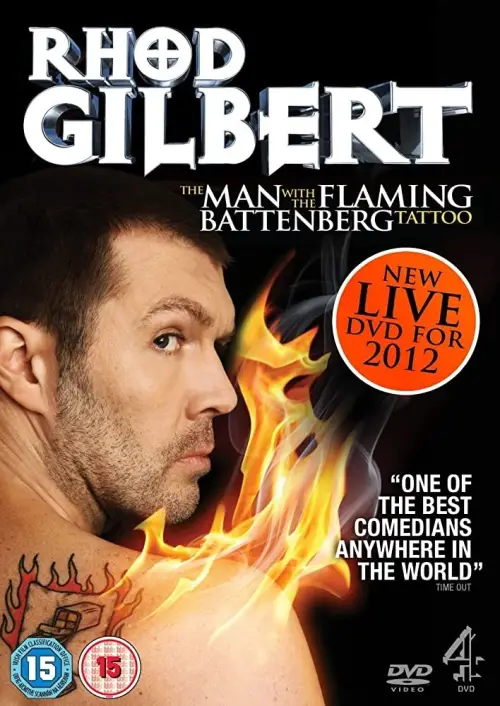 Movie poster "Rhod Gilbert: The Man With The Flaming Battenberg Tattoo"