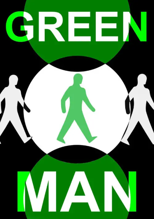 Movie poster "Green Man"