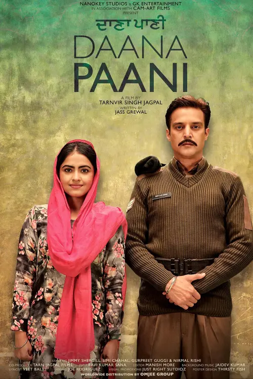 Movie poster "Daana Paani"