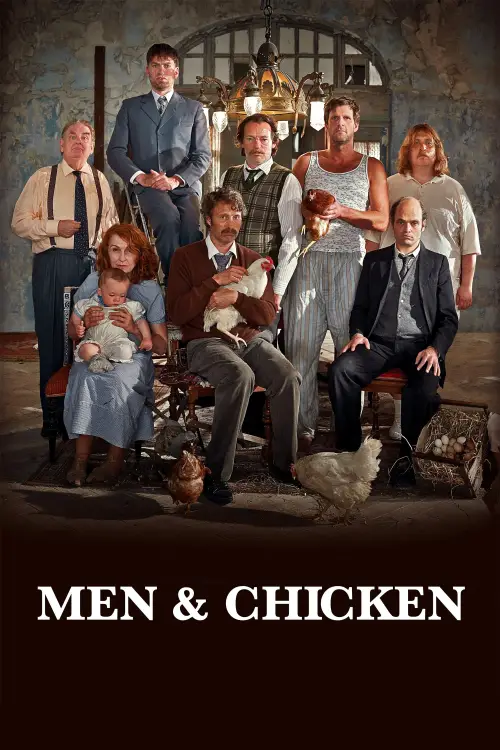 Movie poster "Men & Chicken"