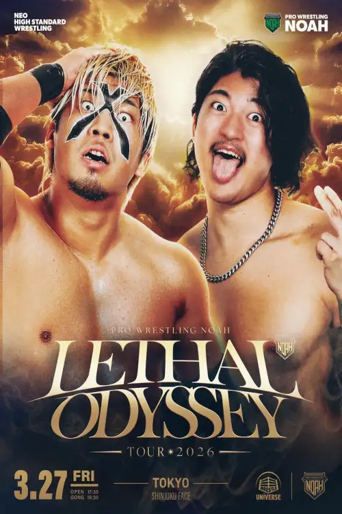 Movie poster "NOAH Lethal Odyssey Tour 2026"