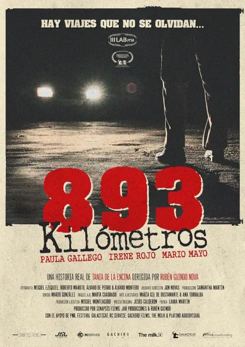 Movie poster "893 kilómetros"
