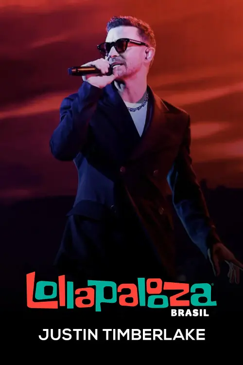 Movie poster "Justin Timberlake: Lollapalooza Brasil 2025"
