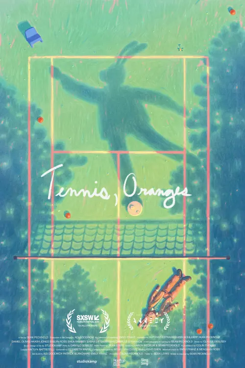 Movie poster "Tennis, Oranges"