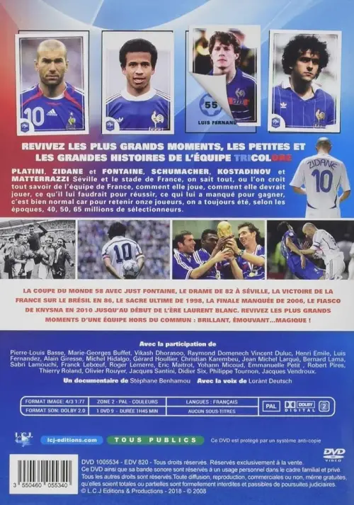 Movie poster "La véritable histoire des bleus"