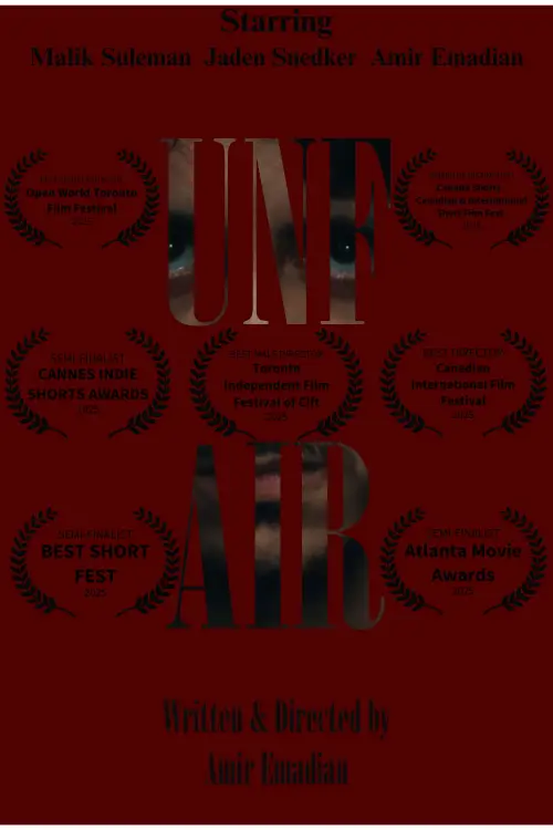 Movie poster "UNFAIR"