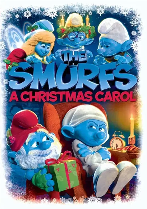 Movie poster "The Smurfs: A Christmas Carol"