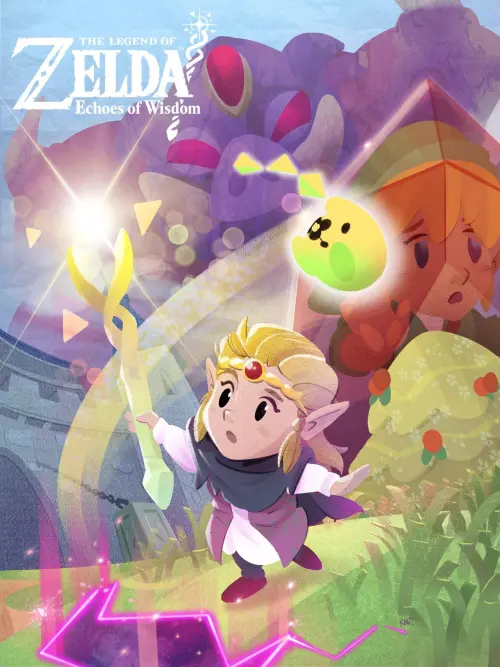 Movie poster "Un Primissimo Sguardo a "The Legend of Zelda: Echoes of Wisdom""