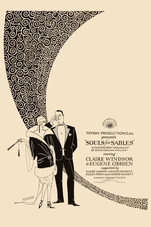Movie poster "Souls for Sables"