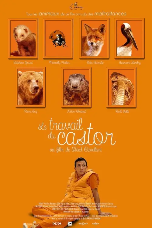 Movie poster "Le Travail du castor"