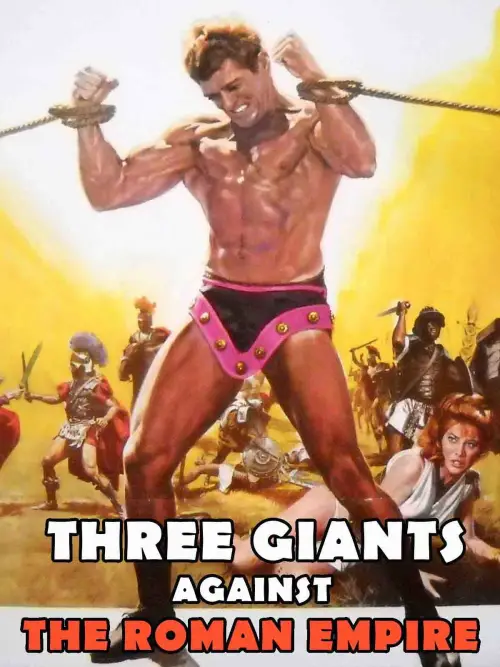 Movie poster "Three Giants of the Roman Empire"