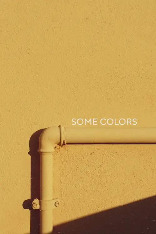 Movie poster "SOME COLORS"