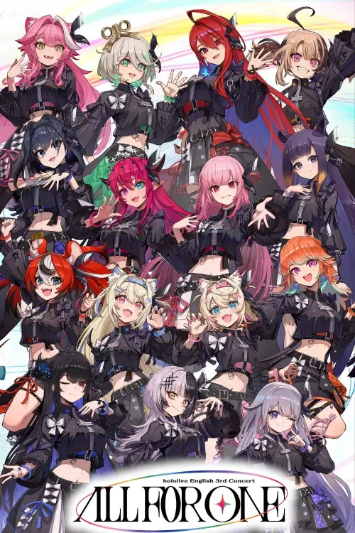 Movie poster "hololive English 3rd Concert -All for One- Day 2"