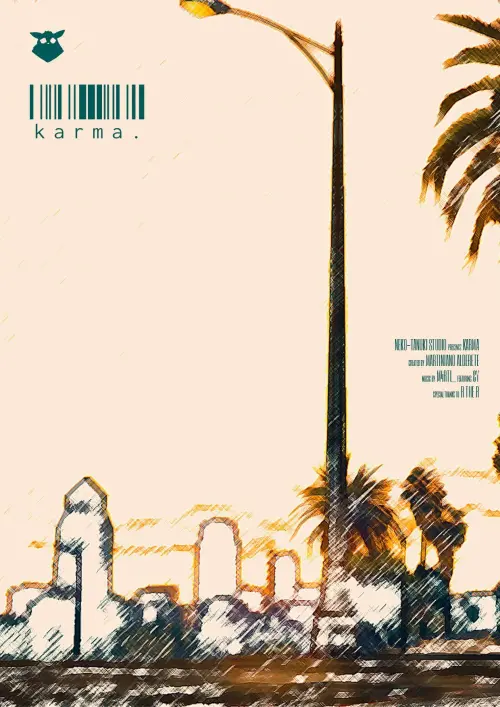 Movie poster "karma."