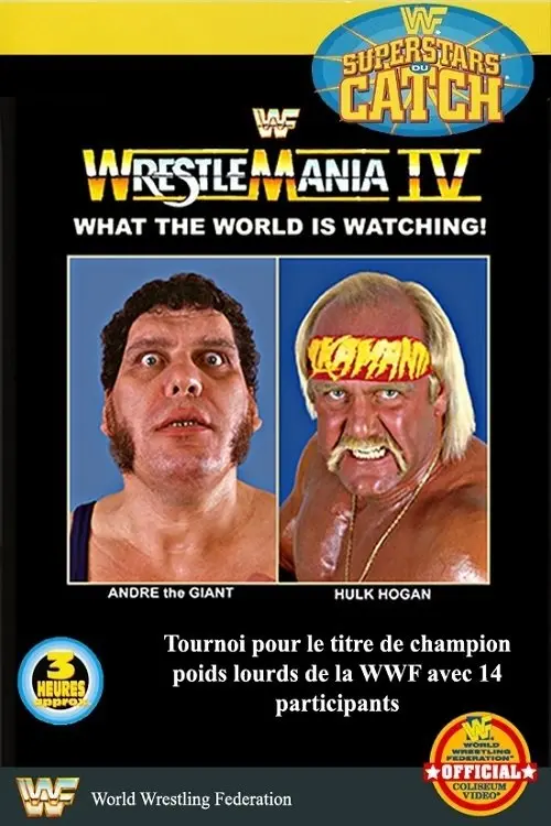 Movie poster "WWE WrestleMania IV"