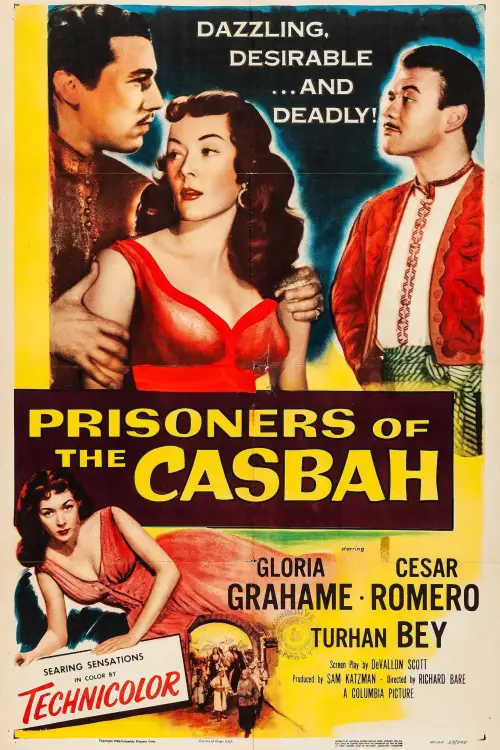 Movie poster "Prisoners of the Casbah"
