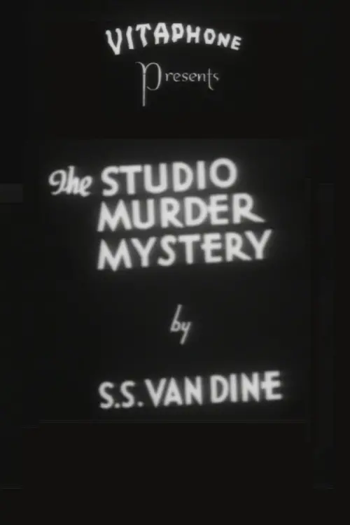 Movie poster "The Studio Murder Mystery"