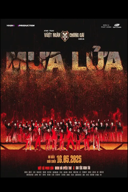 Movie poster "Mưa Lửa"