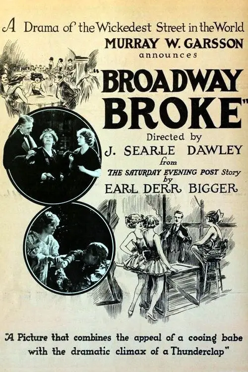 Movie poster "Broadway Broke"