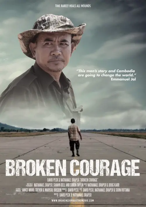 Movie poster "Broken Courage"