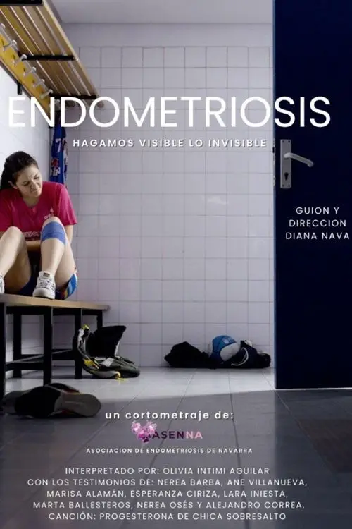 Movie poster "Endometriosis. Hagamos visible lo invisible"