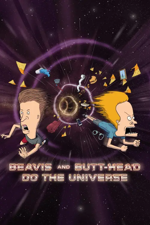 Movie poster "Beavis and Butt-Head Do the Universe"
