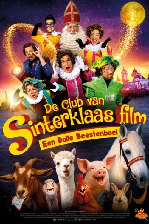 Movie poster "De club van Sinterklaas film: Een dolle beestenboel"