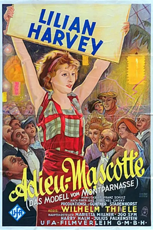 Movie poster "Adieu Mascotte"