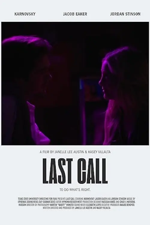 Movie poster "Last Call"