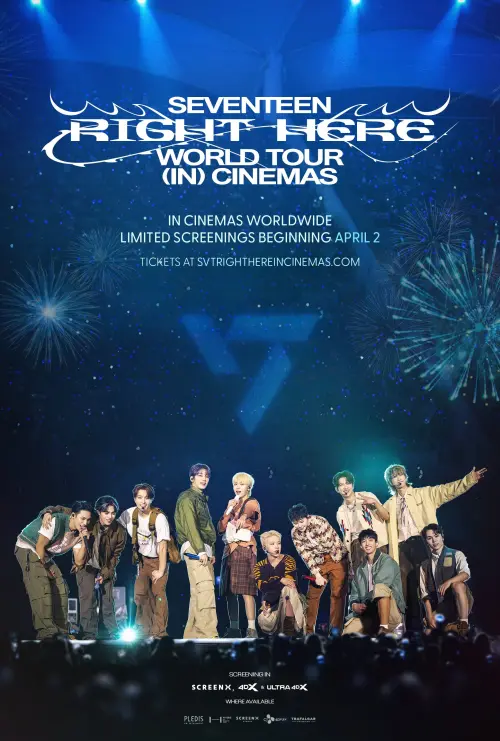 Movie poster "Seventeen (Right Here) World Tour in Cinemas"