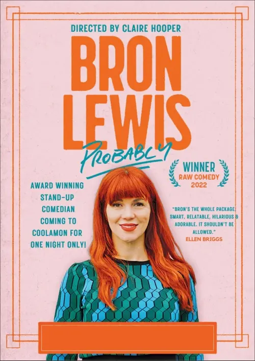 Movie poster "Bron Lewis - Probably"