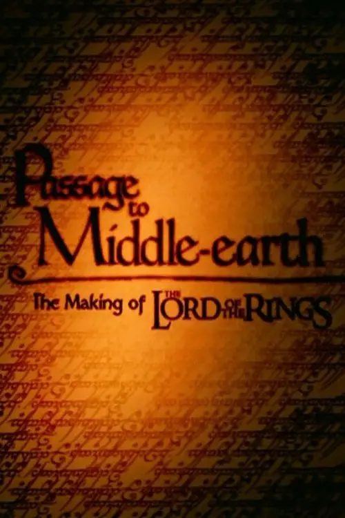 Movie poster "A Passage to Middle-Earth: Making of