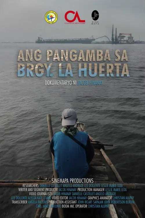 Movie poster "Ang Pangamba Sa Brgy. La Huerta"