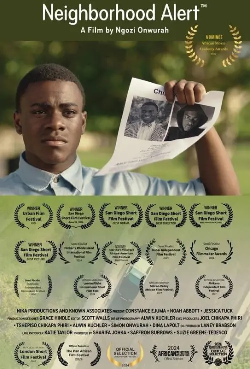 Movie poster "Neighborhood Alert"