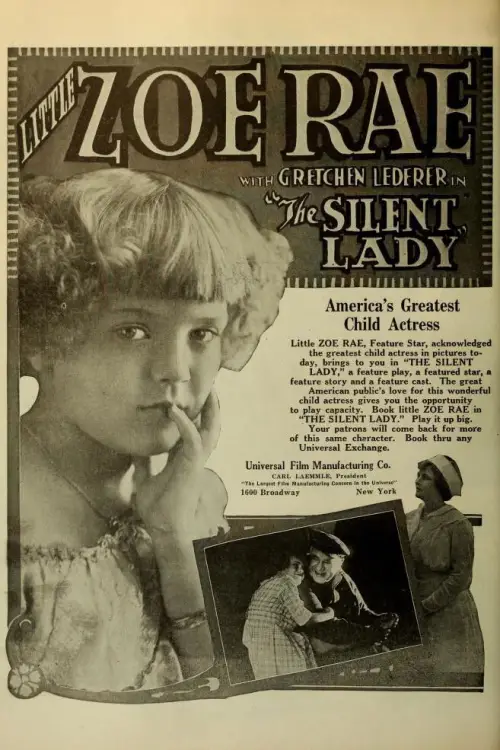 Movie poster "The Silent Lady"