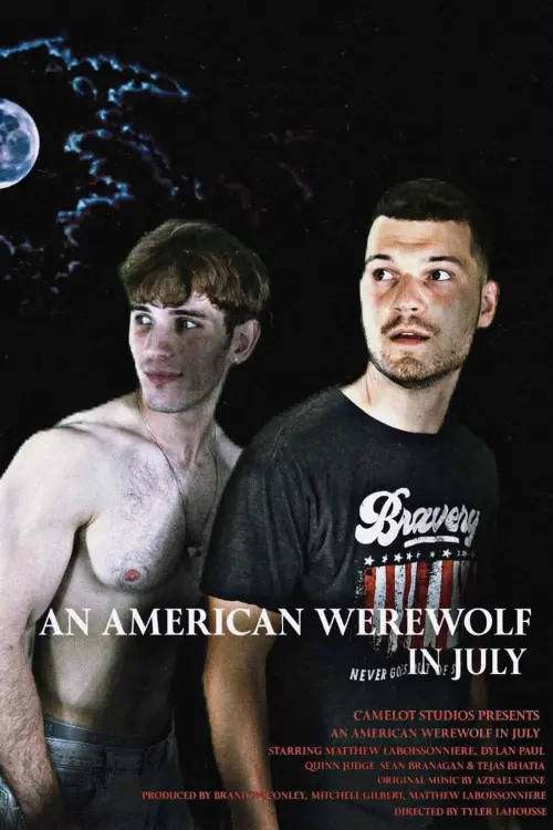 Movie poster "An American Werewolf in July"