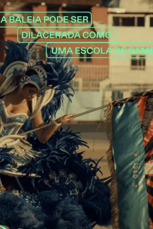 Movie poster "A Whale Can Be Torn Apart Like a Samba School"