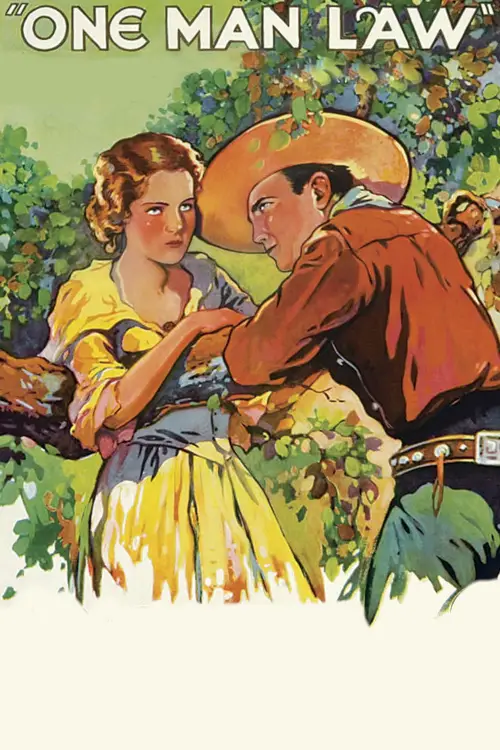 Movie poster "One Man Law"