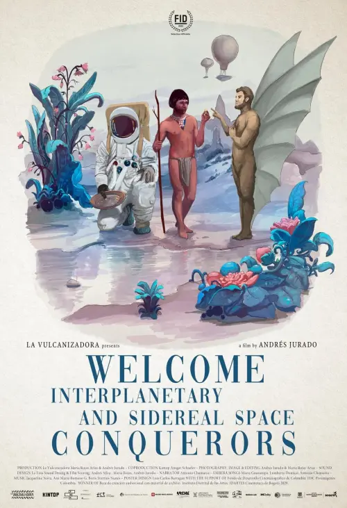 Movie poster "Welcome Interplanetary and Sidereal Space Conquerors"