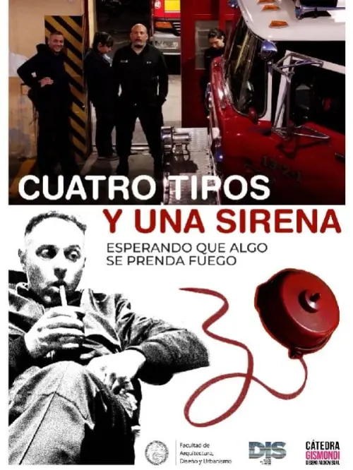 Movie poster "Four Guys Waiting for Something to Catch Fire"