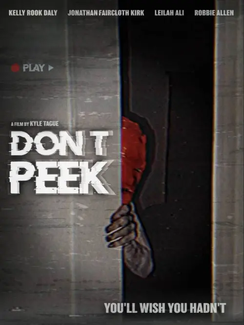 Movie poster "Don’t Peek"