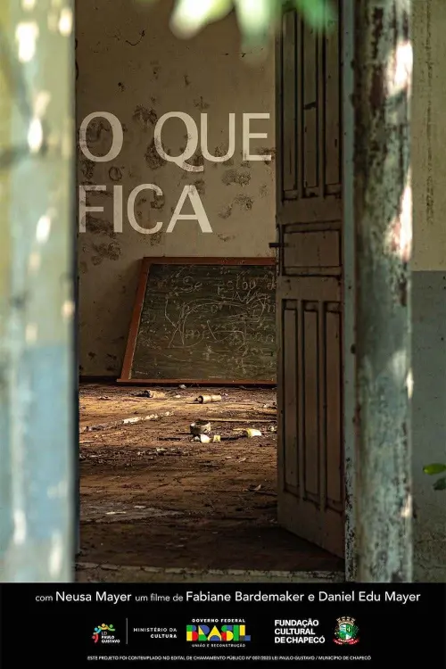 Movie poster "O Que Fica"