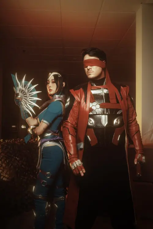 Movie poster "Kenshi V Kitana: Battle of The Realms"