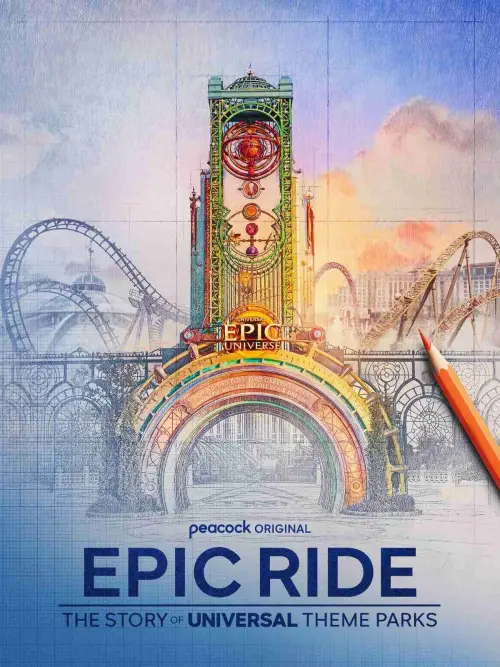 Movie poster "Epic Ride: The Story of Universal Theme Parks"