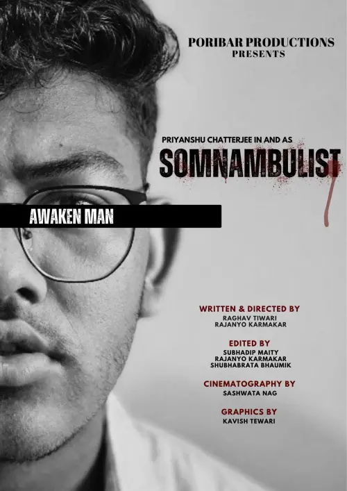 Movie poster "SOMNAMBULIST-AWAKEN MAN"