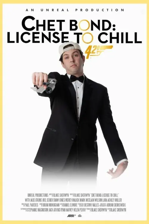 Movie poster "Chet Bond: License to Chill"