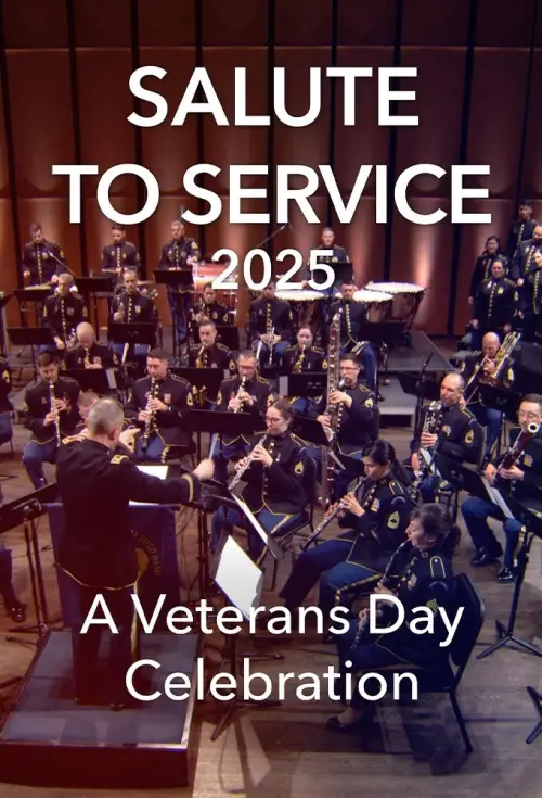 Movie poster "Salute to Service 2025: A Veterans Day Celebration"
