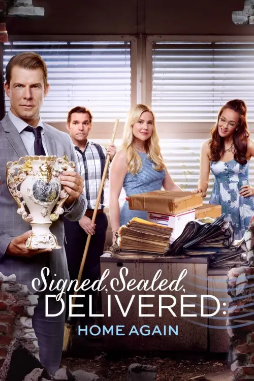 Movie poster "Signed, Sealed, Delivered: Home Again"